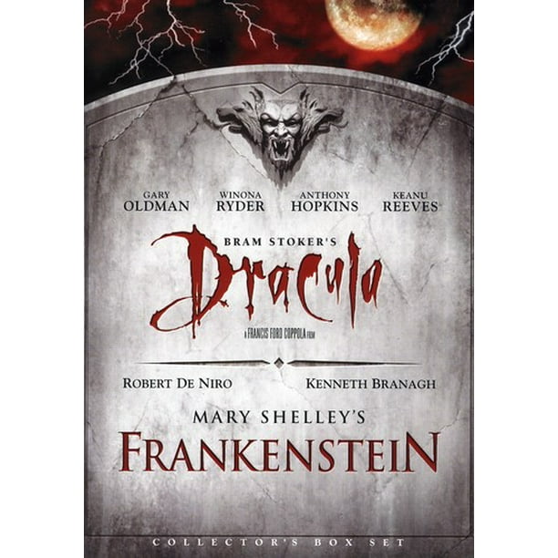 Bram Stokers Dracula / Mary Shelleys Frankenstein [Disque Vidéo Numérique] Coffret Cadeau, Pack Mince, Emballage de Manches Courtes