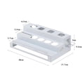 thumbnail image 3 of HILABEE Curling Iron Accessories Storage Shelf Wall Mounted White, 3 of 9