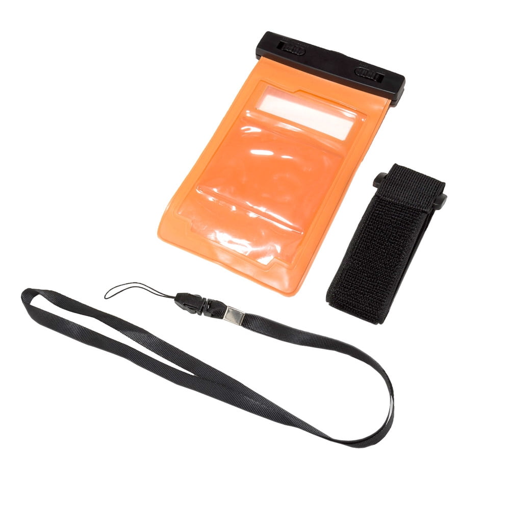Premium Waterproof Interlocking Seal Carrying Case for Apple iPhone 8 Plus / 7 Plus / 6 Plus with Fastening Strap