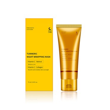 RUTAWZ Night Face Mask Duo - Collagen Wrapping Mask & Turmeric Peel Off ...
