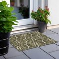 thumbnail image 6 of Addison Rugs Chantille Indoor/Outdoor Transitional Waves Olive Washable Rectangle Rug, 1'8" x 2'6", 6 of 6