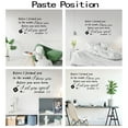 1sheet PVC Quotes Wall Sticker for Stairway Home Decoration Word Before ...