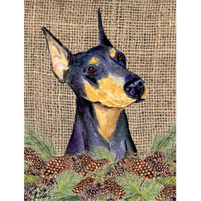 Drapeau Doberman de 11 x 15 Po&44; Taille du Jardin