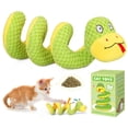 thumbnail image 1 of Juguete Retro para Gatos Serpiente Crujiente 35 cm con Catnip y Silvervine, 1 of 7