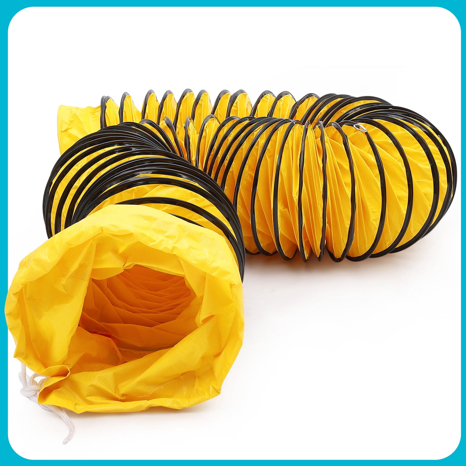 QinaQin Explosion Proof Fan–High CFM Industrial Air Mover with Duct Hose, Portable Heavy Duty Ventilation for Construction, Warehouse, Garage, Crawlspace, Attic, Basement, Paint Booth, Shop