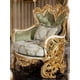 thumbnail image 3 of European-Style Wood Carved Sofa Combination Fabric Sofa Villa Living Room Furniture My Lux Decor Round, 3 of 7