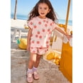 thumbnail image 4 of Garanimals Newborn, Baby & Toddler Girl Cotton Terry 3-Piece Set, Tank, Tee & Pull-On Shorts, Sizes 0-6T, 4 of 11