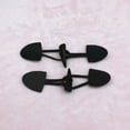 thumbnail image 4 of BRIGHTFUFU 15Ud Hebillas Para Abrigo Negro En Cuero PU Con Vintage Resistente, 4 of 8