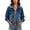 Dark Blue, variant on Denim Jacket for Women Vintage Button down Trendy Washed Jean Jackets with Pockets