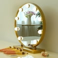 thumbnail image 4 of LED Mirror Light,10 LED Three Color Mirror Light Bulb Makeup Mirror Light Tried and Trusted, 4 of 8