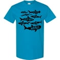 thumbnail image 3 of Inktastic Types of Sharks T-Shirt, 3 of 5