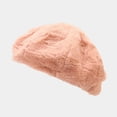 thumbnail image 1 of LinYooLi Lady Spring Winter Berets Hat Painter Style Hat Women Vintage Berets Faux Rabbit Fur Caps Female Bonnet Warm Walking Cap Present, 1 of 6