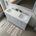 thumbnail image 2 of Dukes 60 in. W x 22 in. D Dark Grey Double Bath Vanity, 2 of 8
