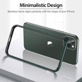thumbnail image 3 of 11 Pro Bumper Case, Slim Thin Metal Bumper Case with Soft Inner Bumper, Metal Frame Cover Case for 11 Pro DARK GREEN, 3 of 8
