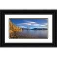 thumbnail image 1 of Zhu, Hua 24x14 Black Ornate Wood Framed with Double Matting Museum Art Print Titled - Autumn in Lake Wanaka, 1 of 4