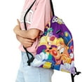 thumbnail image 2 of Bonkers-theme Drawstring Backpack Sports Gym Bag Water Resistant String Bag Cinch Bag，12‘’X16‘’（30X40cm）, 2 of 6