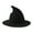 Black, variant on Women's Knitted Witch Hat Foldable Pointed Crown Bucket Hat for Adults Warm Winter Crochet Fisherman Cap Costume Party Everyday Casual Apparel Accessory