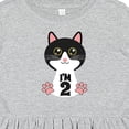 thumbnail image 4 of Inktastic 2nd Birthday Cat 2 Year Old Girl Girls Toddler Dress, 4 of 5