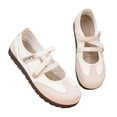 thumbnail image 5 of YOUYEDIAN Mary Jane Shoes Women Fashion Strap Design Round Toe Casual Slip On Comfy Flats Retro Soft Breathable Versatile Outdoor Dress Shoes, 5 of 5