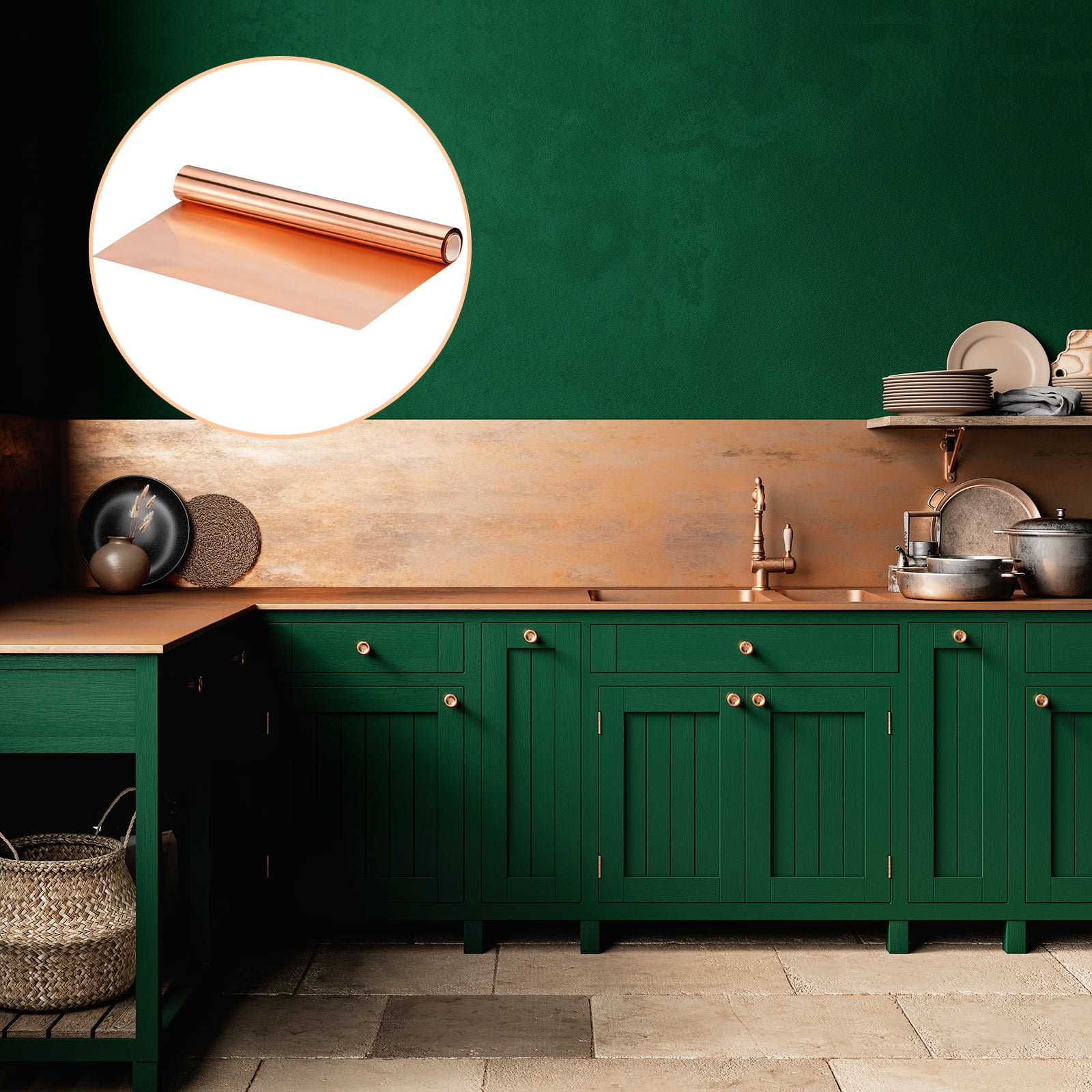 Unique Bargains Copper Sheet Roll 3500mm x 300mm Pure Copper Strip