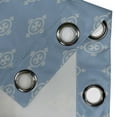 thumbnail image 4 of Ambesonne Geometric Grommet Curtain, Medieval Pattern, 50" x 120", Slate Blue Cream, 4 of 6