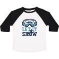 thumbnail image 3 of Inktastic Let It Snow Snowboarding Boys or Girls Toddler T-Shirt, 3 of 5