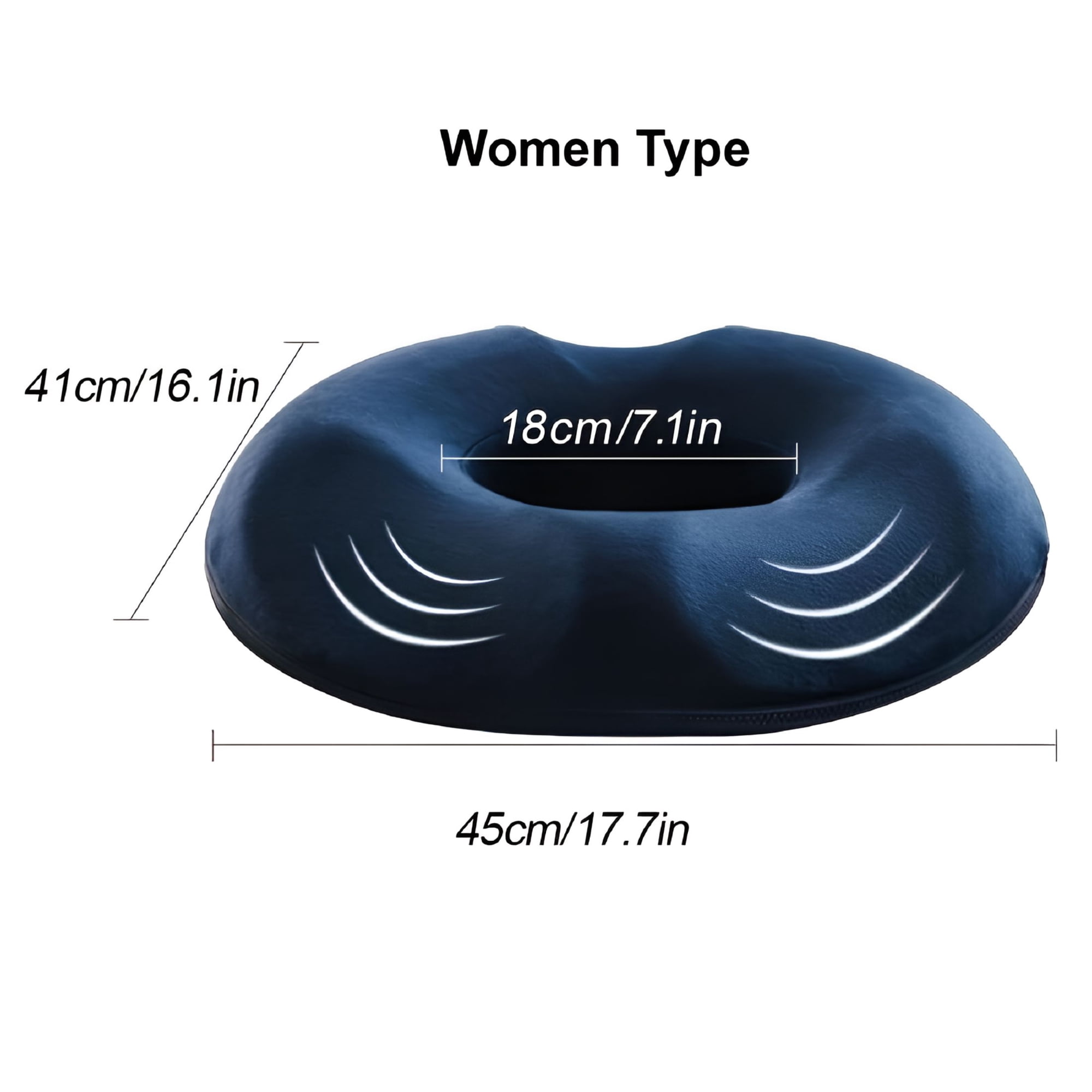 XIRQI 2026 New Memory Foam Donut Seat Cushion Pillow Office Hemorrhoid Cushion-Helps Ease Tailbone Pain,Bed Sores,Hemorrhoids,Pregnancy,Coccyx,Sciatica,Post Natal and Surgery