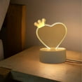 thumbnail image 1 of Clearance!Acrylic Dry Erase Board with Light, Clear Desktop Note Memo Board, Dimmable 3D Touch Control Night Light, Creative Lighted Message Board for Study Work, 1 of 8