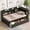Espresso, variant on Sailvan Twin Size L-shaped Bookcases Bed with Power Outlets, USB Charging Ports,Two Drawers