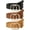 A-3 Pack(black+khaki+coffee), variant on 4 Pack Women Leather Belts Faux Leather Jeans Belt with Double O Ring Buckle