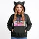 thumbnail image 3 of pop Huntrix Print Cat Ears Hoodie with De-mon Sweatshirt S-aja Movie Fashion Streetwear Long Sleeve Print Soft Sweatshirt S, 3 of 4