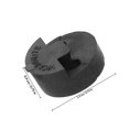 thumbnail image 2 of unbranded 10Ud Silenciador Para Violín Redondo De Caucho Accesorio Negro Duradero, 2 of 8