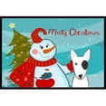 thumbnail image 1 of Carolines Treasures BB1829MAT Snowman avec Bull Terrier Tapis Intérieur & Extérieur - 18 x 27 Po., 1 of 1