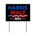 Walz 2024 Kamala Harris for President Yard Sign DoubleSided 18"x12" Outdoor Garden Sign with
