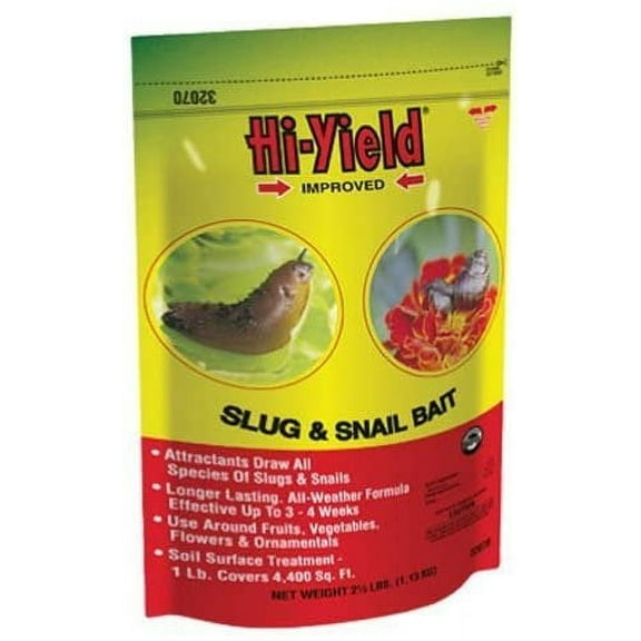 Voluntary Purchasing Group Hi-Yield Slug and Snail Bait - Outdoor Bait - 2.5 lbs