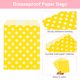 thumbnail image 3 of Uxcell 100Pcs Bolsas de Papel Kraft para Dulces, 7" x 5" Bolsas de Favor a Prueba de Grasa, Bolsas Pequeñas para Regalos, Puntos Amarillos, 3 of 6