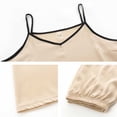 thumbnail image 4 of XuJwPNcy Cami Pajama Sets for Women Sleeveless V Neck Tank Top Soft Elastic Waist Shorts Camisole Lounge Set 2 Piece Nightwear, 4 of 5