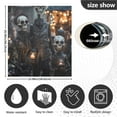 thumbnail image 3 of Skeleton Skull Halloween Magnetic Dishwasher Cover Magnet Refrigerator Dishwasher Sticker Home Decorative Art Kitchen Panel Decal 23x26 Inch, 3 of 6