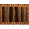 thumbnail image 1 of Ahgly Company Indoor Rectangle Abstract Orange Modern Area Rugs, 4' x 6', 1 of 4