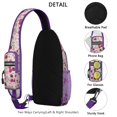 thumbnail image 4 of Sac à Bandoulière avec Sangle Réglable, Multiples Compartiments, Sac à Dos Léger et Durable pour Étudiants, Bureau, Voyage, 4 of 6