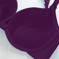 thumbnail image 4 of Npasoilc Lace Racerback Bras For Women No Underwire Sports Yoga Push Up Bra Full Coverage Bras Stretchy Comfortable Everyday Bras Seamless Bras, 4 of 4