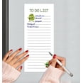 thumbnail image 6 of Inkdotpot Pack of 3 Magnetic Fridge To-Do List Notepads- Magnetic Memo Pads For Refrigerator-(50 Sheets Each)-LG, 6 of 7