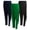 Black White/Green White/Navy White, variant on Boys Jogger Pants - 3 Pack Breathable Tricot Track Pants Joggers for Boys (Sizes: 8-20)