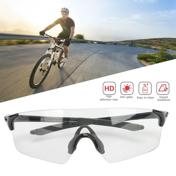 Peahefy Casques de Vélo pour Hommes Casque de Vélo Lunettes de Vélo Lunettes  de Soleil Photochromiques Protection UV pour le Vélo de Montagne Sport de  Plein Air 