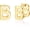 B-Gold Plated, variant on Initial Stud Earrings for Women, 14K Gold Plated Hypoallergenic Letter Earring, Trendy accessories Gifts for Her