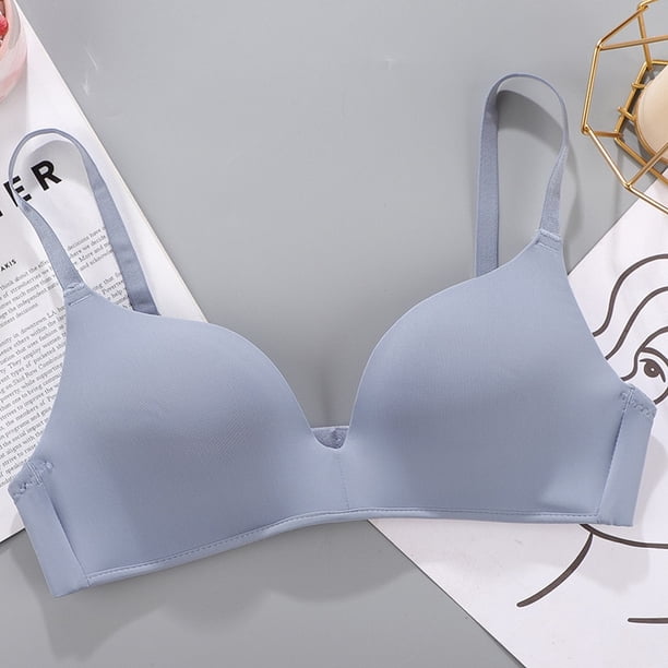 Ropa interior Sexy sin aros de realce para mujer, sujetador sin costuras para niñas y estudiantes, sujetadores finos transpirables, sujetador para mujer, lencería transpirable reunida Tan Jianjun unisex