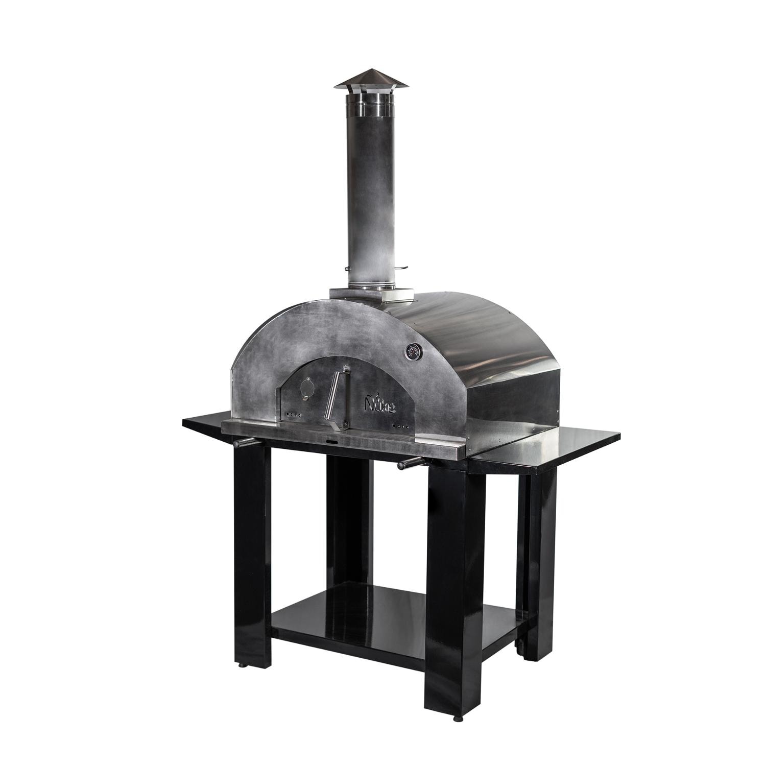 Nuke 31 Inch Outdoor Wood Fired Stainless Steel Freestanding Pizza Cooking Oven - image 2 of 6