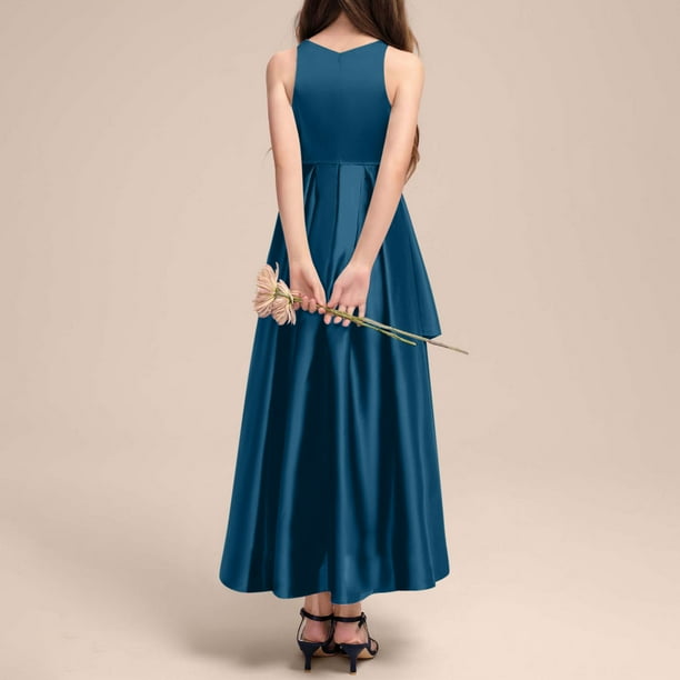 teen graduation dresses Kids Girl Elegant Long Prom Green Tulle Gowns New Children Dress Wedding Bridesmaid please add $25.00 Prom Dresses for Teen Girls