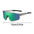 thumbnail image 3 of Polarized Sports Sunglasses for Cycling Running Baseball TR90 Frame 400 Lightweight Durable Outdoor Glasses, 3 of 5