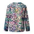 thumbnail image 3 of Cilsoka Plus Size Hoodies for Women 4x-5x Oversized Crewneck Sweatshirts Women Graphic Fall Winter Lightweight Pullover Hoodie Women Womens Floral Tops Plus Size My Orders past Orders, 3 of 4